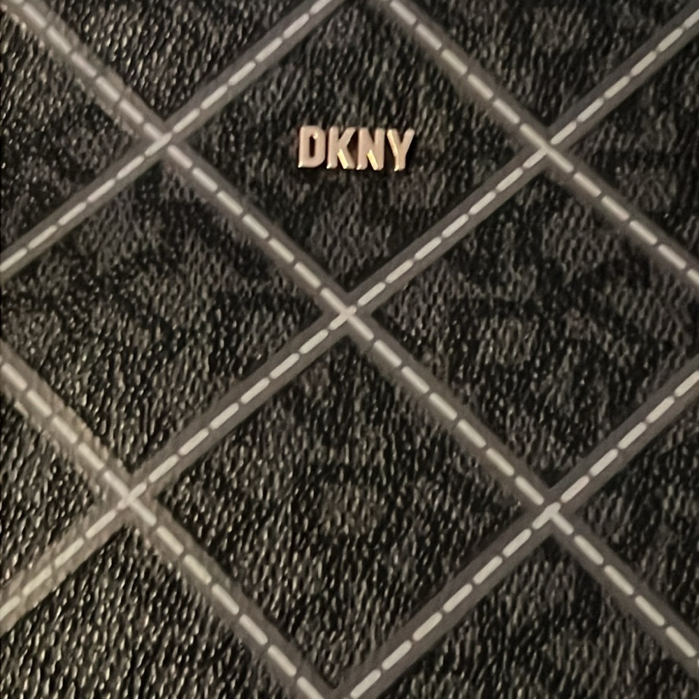 DKNY Bryant Medium Round Satchel Black Leather - Picture 3 of 9